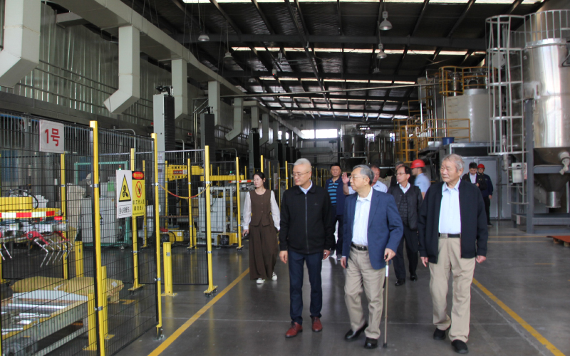 Warmly Welco.e Chairman Xu Chunhua of CHIMEI Industry and His Delegation to Visit Qingdao Zhongxinhuamei for Inspection and Guidance